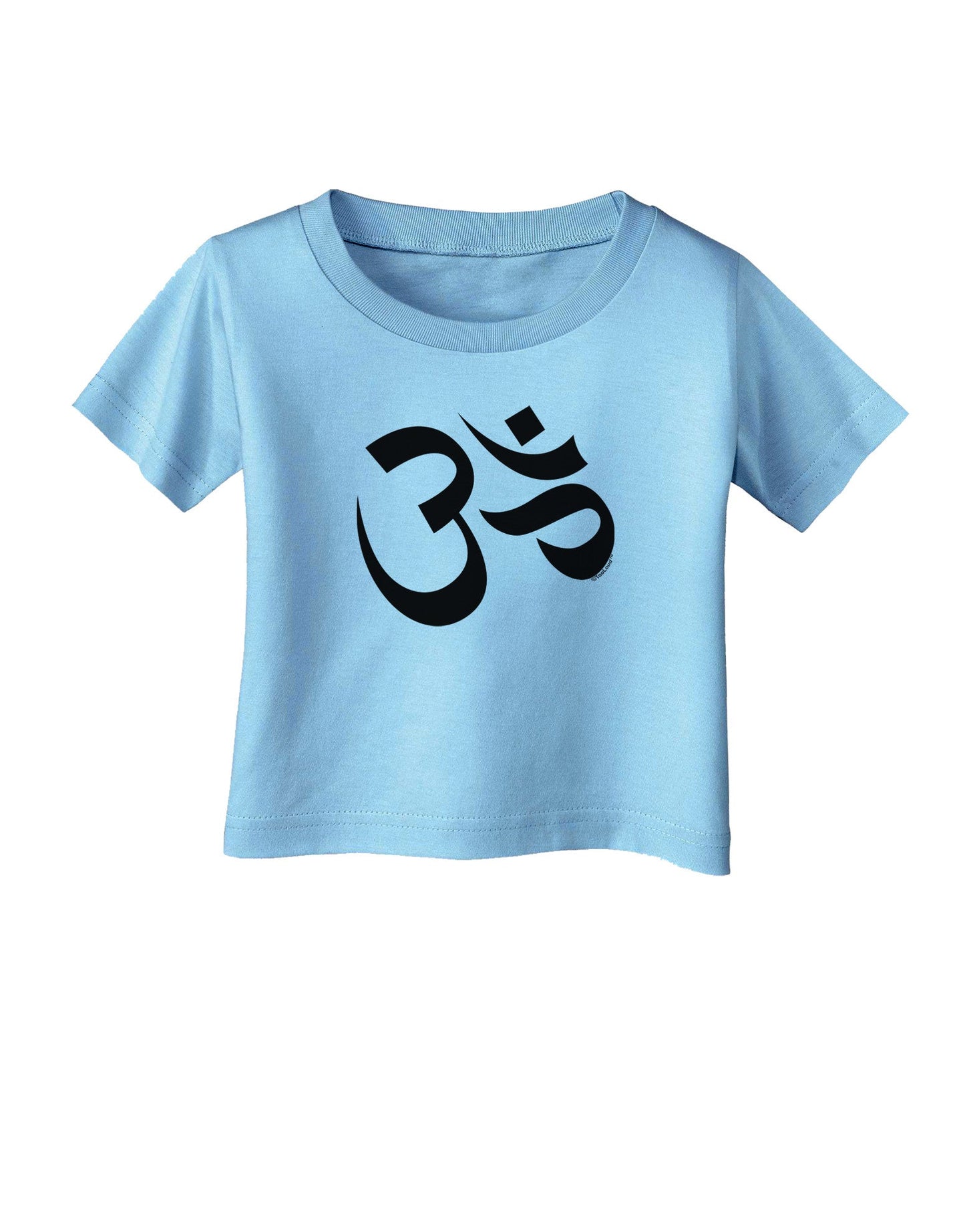 Om Symbol Infant T-Shirt-Infant T-Shirt-TooLoud-Aquatic-Blue-06-Months-Davson Sales