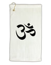 Om Symbol Micro Terry Gromet Golf Towel 16 x 25 inch-Golf Towel-TooLoud-White-Davson Sales