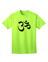 Om Symbol Premium Adult T-Shirt - Elegance Meets Comfort-Mens T-shirts-TooLoud-Neon-Green-Small-Davson Sales