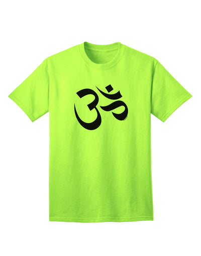 Om Symbol Premium Adult T-Shirt - Elegance Meets Comfort-Mens T-shirts-TooLoud-Neon-Green-Small-Davson Sales