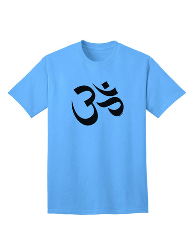 Om Symbol Premium Adult T-Shirt - Elegance Meets Comfort-Mens T-shirts-TooLoud-Aquatic-Blue-Small-Davson Sales