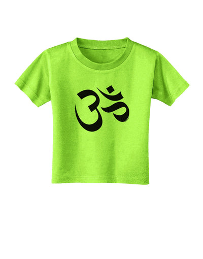 Om Symbol Toddler T-Shirt-Toddler T-Shirt-TooLoud-Lime-Green-2T-Davson Sales