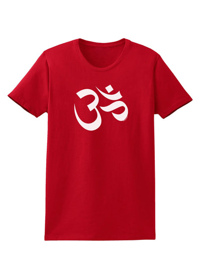 Om Symbol Womens Dark T-Shirt-TooLoud-Red-X-Small-Davson Sales