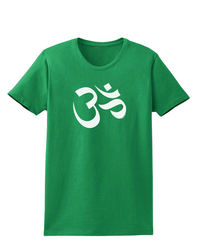 Om Symbol Womens Dark T-Shirt-TooLoud-Kelly-Green-X-Small-Davson Sales