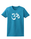 Om Symbol Womens Dark T-Shirt-TooLoud-Turquoise-X-Small-Davson Sales