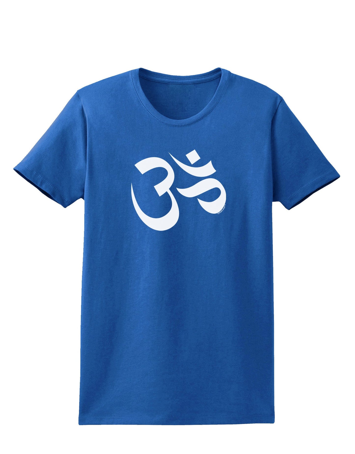 Om Symbol Womens Dark T-Shirt-TooLoud-Royal-Blue-X-Small-Davson Sales