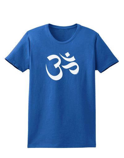 Om Symbol Womens Dark T-Shirt-TooLoud-Royal-Blue-X-Small-Davson Sales