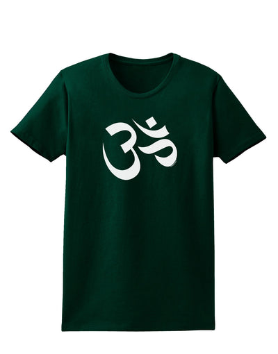 Om Symbol Womens Dark T-Shirt-TooLoud-Forest-Green-Small-Davson Sales