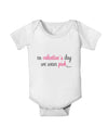 On Valentine's Day We Wear Pink Baby Romper Bodysuit by TooLoud-Baby Romper-TooLoud-White-06-Months-Davson Sales