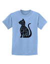 One Cat Short Of A Crazy Cat Lady Childrens T-Shirt-Childrens T-Shirt-TooLoud-Light-Blue-X-Small-Davson Sales