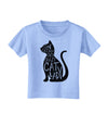 One Cat Short Of A Crazy Cat Lady Toddler T-Shirt-Toddler T-Shirt-TooLoud-Aquatic-Blue-2T-Davson Sales