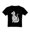 One Cat Short Of A Crazy Cat Lady Toddler T-Shirt Dark-Toddler T-Shirt-TooLoud-Black-2T-Davson Sales