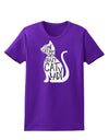 One Cat Short Of A Crazy Cat Lady Womens Dark T-Shirt-TooLoud-Purple-X-Small-Davson Sales