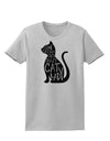 One Cat Short Of A Crazy Cat Lady Womens T-Shirt-Womens T-Shirt-TooLoud-AshGray-X-Small-Davson Sales