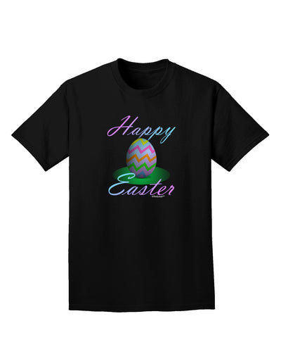 One Happy Easter Egg Adult Dark T-Shirt-Mens T-Shirt-TooLoud-Black-Small-Davson Sales