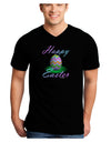 One Happy Easter Egg Adult Dark V-Neck T-Shirt-TooLoud-Black-Small-Davson Sales