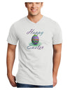 One Happy Easter Egg Adult V-Neck T-shirt-Mens V-Neck T-Shirt-TooLoud-White-Small-Davson Sales