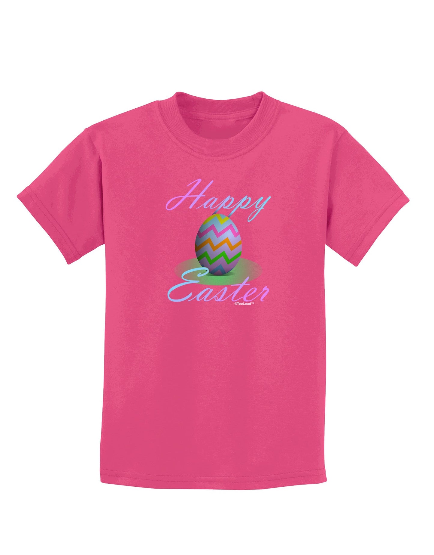 One Happy Easter Egg Childrens Dark T-Shirt-Childrens T-Shirt-TooLoud-Sangria-X-Small-Davson Sales