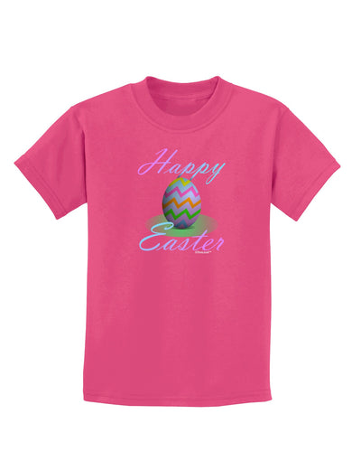 One Happy Easter Egg Childrens Dark T-Shirt