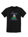 One Happy Easter Egg Childrens Dark T-Shirt-Childrens T-Shirt-TooLoud-Black-X-Small-Davson Sales