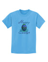 One Happy Easter Egg Childrens T-Shirt-Childrens T-Shirt-TooLoud-Aquatic-Blue-X-Small-Davson Sales