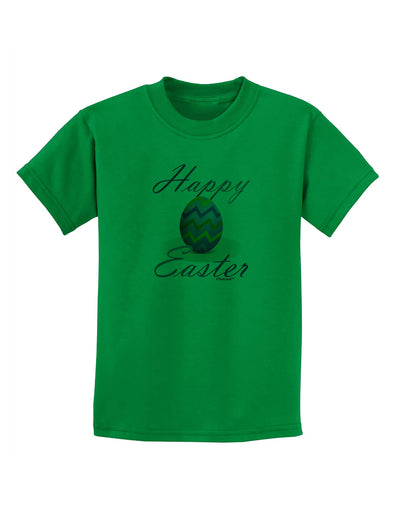 One Happy Easter Egg Childrens T-Shirt-Childrens T-Shirt-TooLoud-Kelly-Green-X-Small-Davson Sales