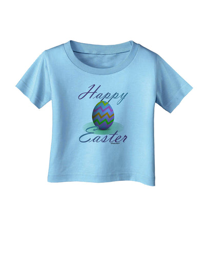 One Happy Easter Egg Infant T-Shirt-Infant T-Shirt-TooLoud-Aquatic-Blue-06-Months-Davson Sales
