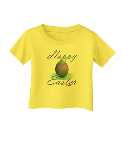 One Happy Easter Egg Infant T-Shirt-Infant T-Shirt-TooLoud-Yellow-06-Months-Davson Sales