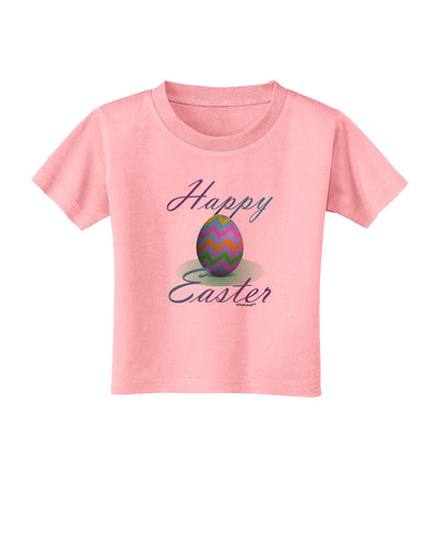 One Happy Easter Egg Toddler T-Shirt-Toddler T-Shirt-TooLoud-Candy-Pink-2T-Davson Sales