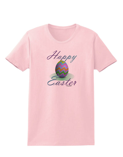 One Happy Easter Egg Womens T-Shirt-Womens T-Shirt-TooLoud-PalePink-X-Small-Davson Sales