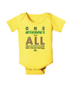 One Internet For All Keep The Net Neutral Baby Romper Bodysuit-Baby Romper-TooLoud-Yellow-06-Months-Davson Sales