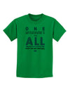 One Internet For All Keep The Net Neutral Childrens T-Shirt-Childrens T-Shirt-TooLoud-Kelly-Green-X-Small-Davson Sales