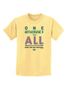 One Internet For All Keep The Net Neutral Childrens T-Shirt-Childrens T-Shirt-TooLoud-Daffodil-Yellow-X-Small-Davson Sales