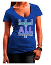 One Internet For All Keep The Net Neutral Juniors V-Neck Dark T-Shirt-Womens V-Neck T-Shirts-TooLoud-Royal-Blue-Juniors Fitted Small-Davson Sales