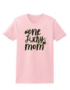 One Lucky Mom Shamrock Womens T-Shirt-Womens T-Shirt-TooLoud-PalePink-X-Small-Davson Sales