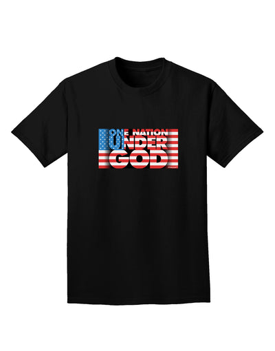 One Nation Under God Adult Dark T-Shirt-Mens T-Shirt-TooLoud-Black-Small-Davson Sales