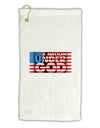 One Nation Under God Micro Terry Gromet Golf Towel 16 x 25 inch-Golf Towel-TooLoud-White-Davson Sales