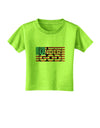 One Nation Under God Toddler T-Shirt-Toddler T-Shirt-TooLoud-Lime-Green-2T-Davson Sales