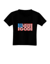 One Nation Under God Toddler T-Shirt Dark-Toddler T-Shirt-TooLoud-Black-2T-Davson Sales