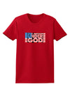 One Nation Under God Womens Dark T-Shirt-TooLoud-Red-X-Small-Davson Sales