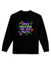 Only Veggies On My Plate Adult Long Sleeve Dark T-Shirt-TooLoud-Black-Small-Davson Sales