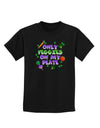 Only Veggies On My Plate Childrens Dark T-Shirt-Childrens T-Shirt-TooLoud-Black-X-Small-Davson Sales