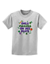 Only Veggies On My Plate Childrens T-Shirt-Childrens T-Shirt-TooLoud-AshGray-X-Small-Davson Sales