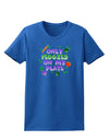 Only Veggies On My Plate Womens Dark T-Shirt-Womens T-Shirt-TooLoud-Royal-Blue-X-Small-Davson Sales