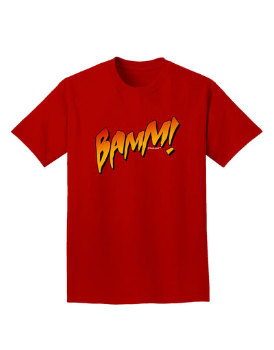 Onomatopoeia BAMM Adult Dark T-Shirt-Mens T-Shirt-TooLoud-Red-Small-Davson Sales