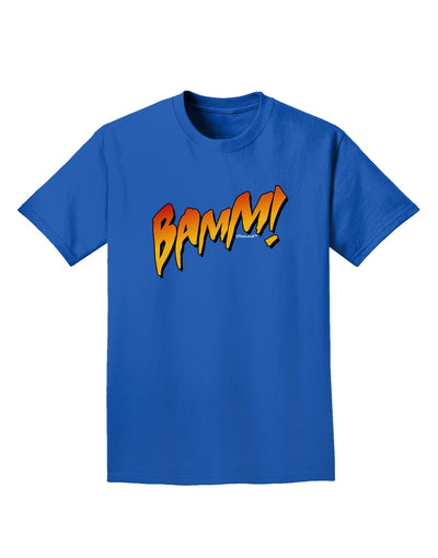 Onomatopoeia BAMM Adult Dark T-Shirt-Mens T-Shirt-TooLoud-Royal-Blue-Small-Davson Sales