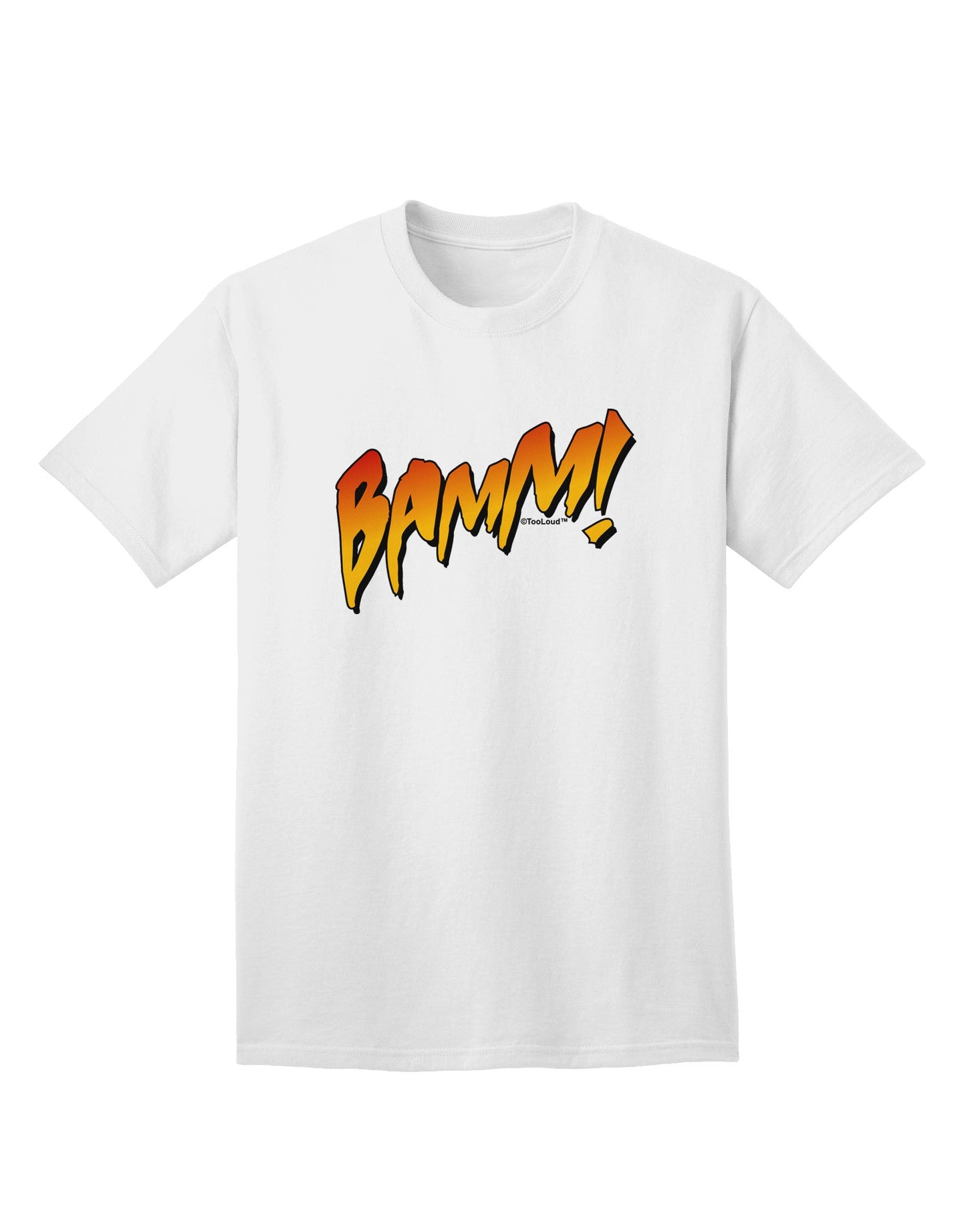 Onomatopoeia BAMM Adult T-Shirt-Mens T-Shirt-TooLoud-White-Small-Davson Sales