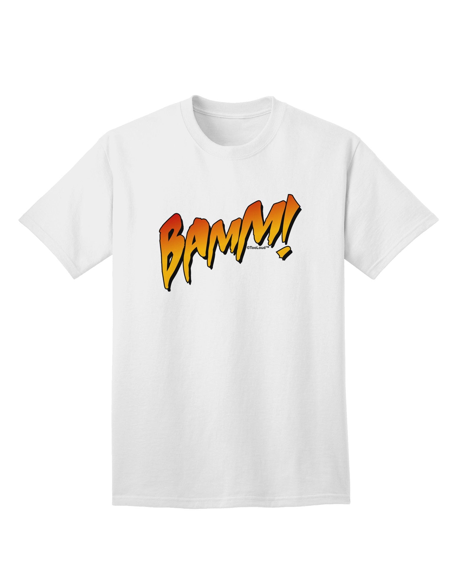 Onomatopoeia BAMM Adult T-Shirt-Mens T-Shirt-TooLoud-White-Small-Davson Sales