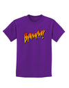 Onomatopoeia BAMM Childrens Dark T-Shirt-Childrens T-Shirt-TooLoud-Purple-X-Small-Davson Sales