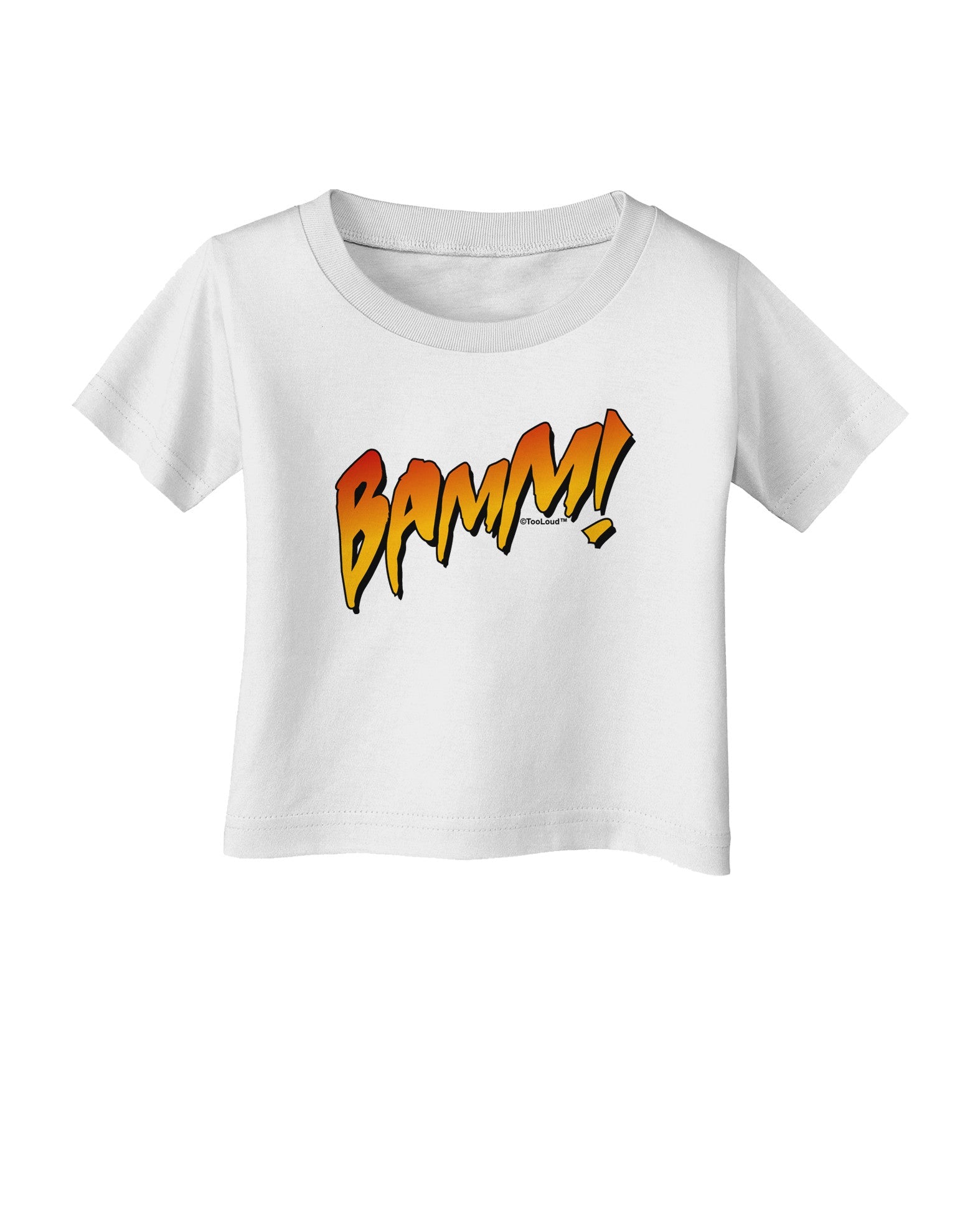 Onomatopoeia BAMM Infant T-Shirt-Infant T-Shirt-TooLoud-White-06-Months-Davson Sales